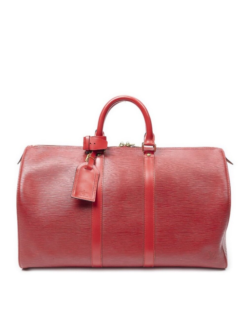 Louis Vuitton Keepall Red Epi
